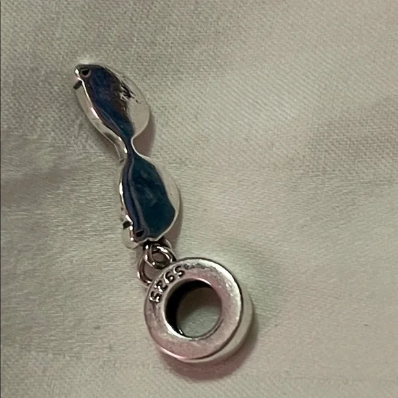 Pandora 925 Sterling Silver and Black “Barbie” Sunglasses Charm - Picture 4 of 4